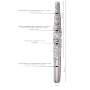 Диамантено свредло за пилене 8мм*90мм*62мм*4мм #25