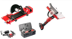 Приставка - "SLIDER" за ъглошлайф за рязане на плочки или плочки под ъгъл 45 градуса.